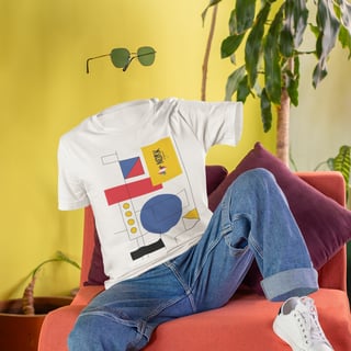 Nome do produto Camisa Nork Original Bauhaus Geometric Design Pima