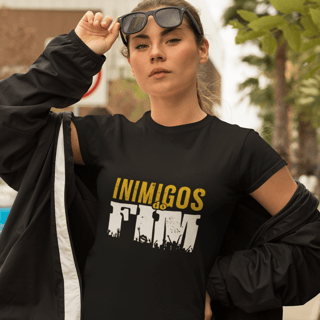 Nome do produto Camiseta Baby Look - Inimigos do Fim