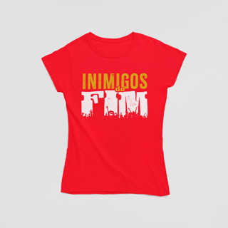 Nome do produto Camiseta Baby Look - Inimigos do Fim