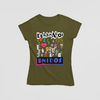Nome do produto Camiseta Baby Look - Desafinados Unidos