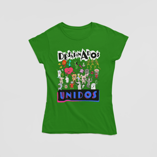 Nome do produto Camiseta Baby Look - Desafinados Unidos