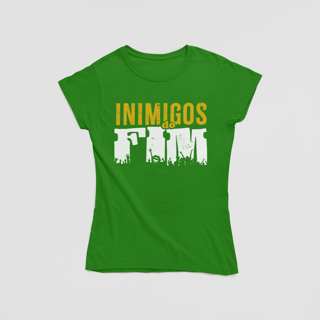 Nome do produto Camiseta Baby Look - Inimigos do Fim