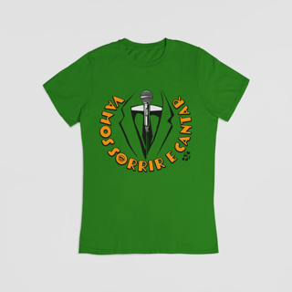 Nome do produto Camiseta - Vamos Sorrir e Cantar