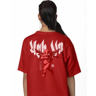 T-Shirt | Entre o Céu e o Caos - Vermelho/Vinho