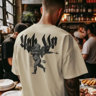 Oversized | Entre o Céu e o Caos - Branco/Off-White