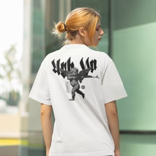 T-Shirt | Entre o Céu e o Caos - Branco