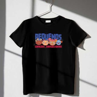 Nome do produto Camiseta Quality Pequenos Corações Grandes Ideias
