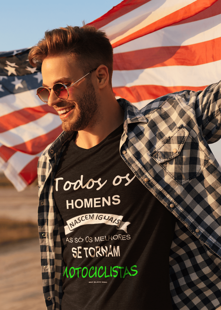 Nome do produto: CAMISETA FRASE TODOS OS HOMENS
