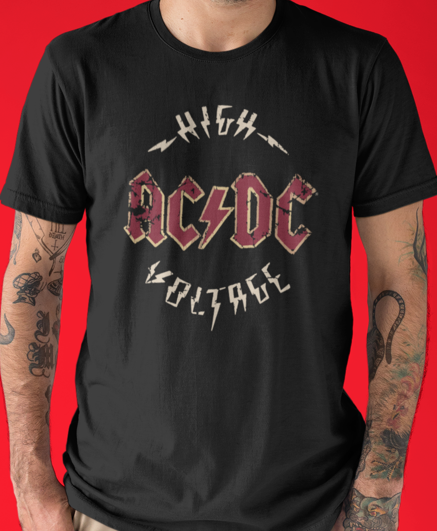 Nome do produto: CAMISETA ACDC HIGH VOLTAGE
