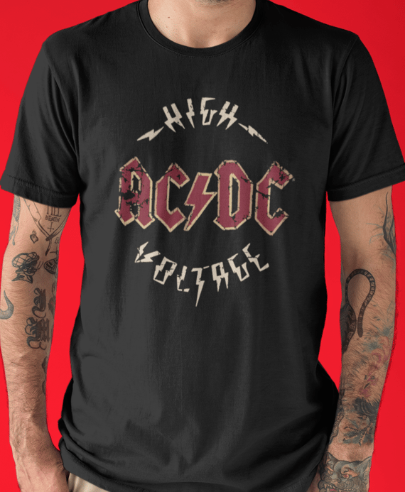 CAMISETA ACDC HIGH VOLTAGE