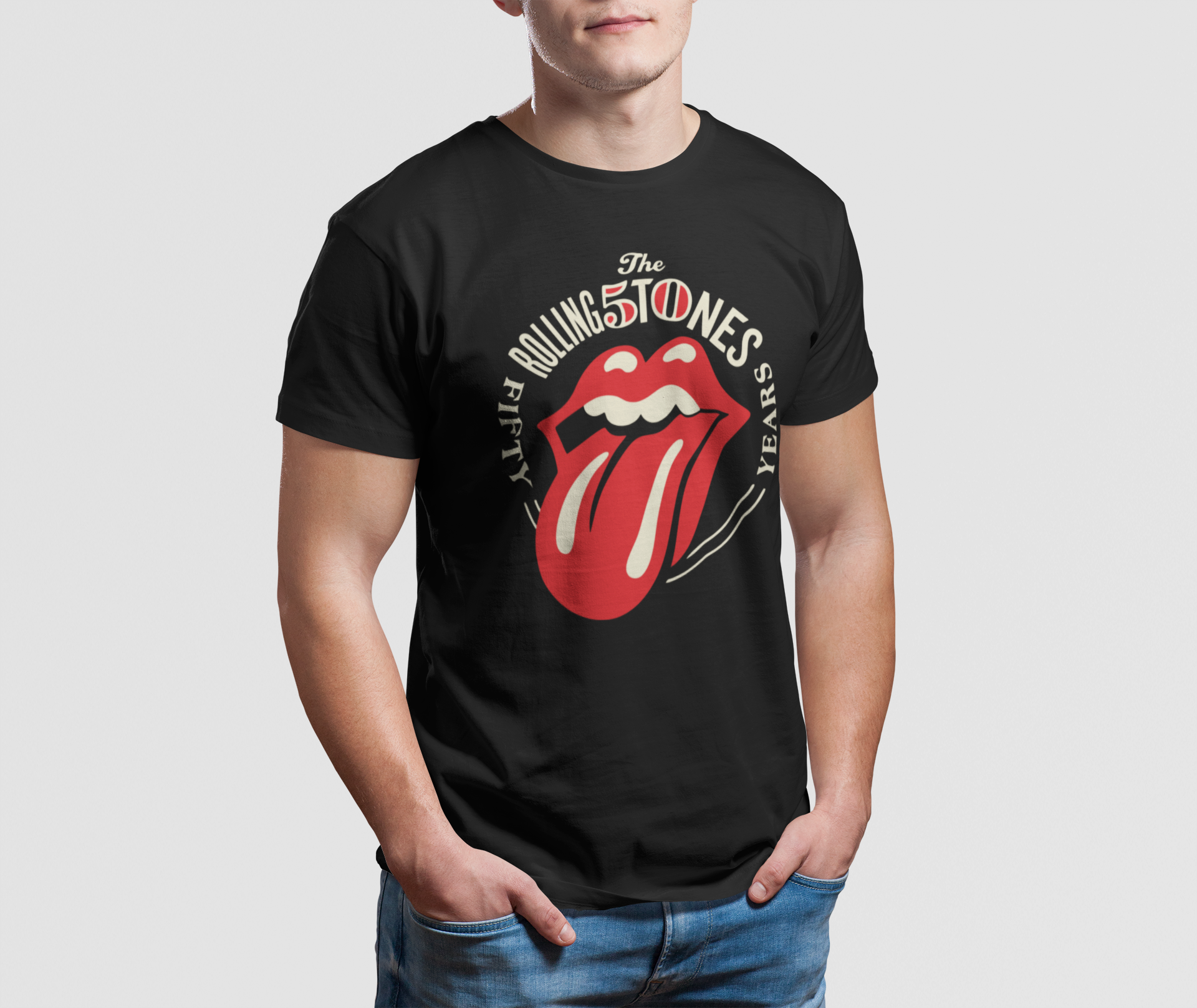 CAMISETA ROLLING STONES 50 YEARS