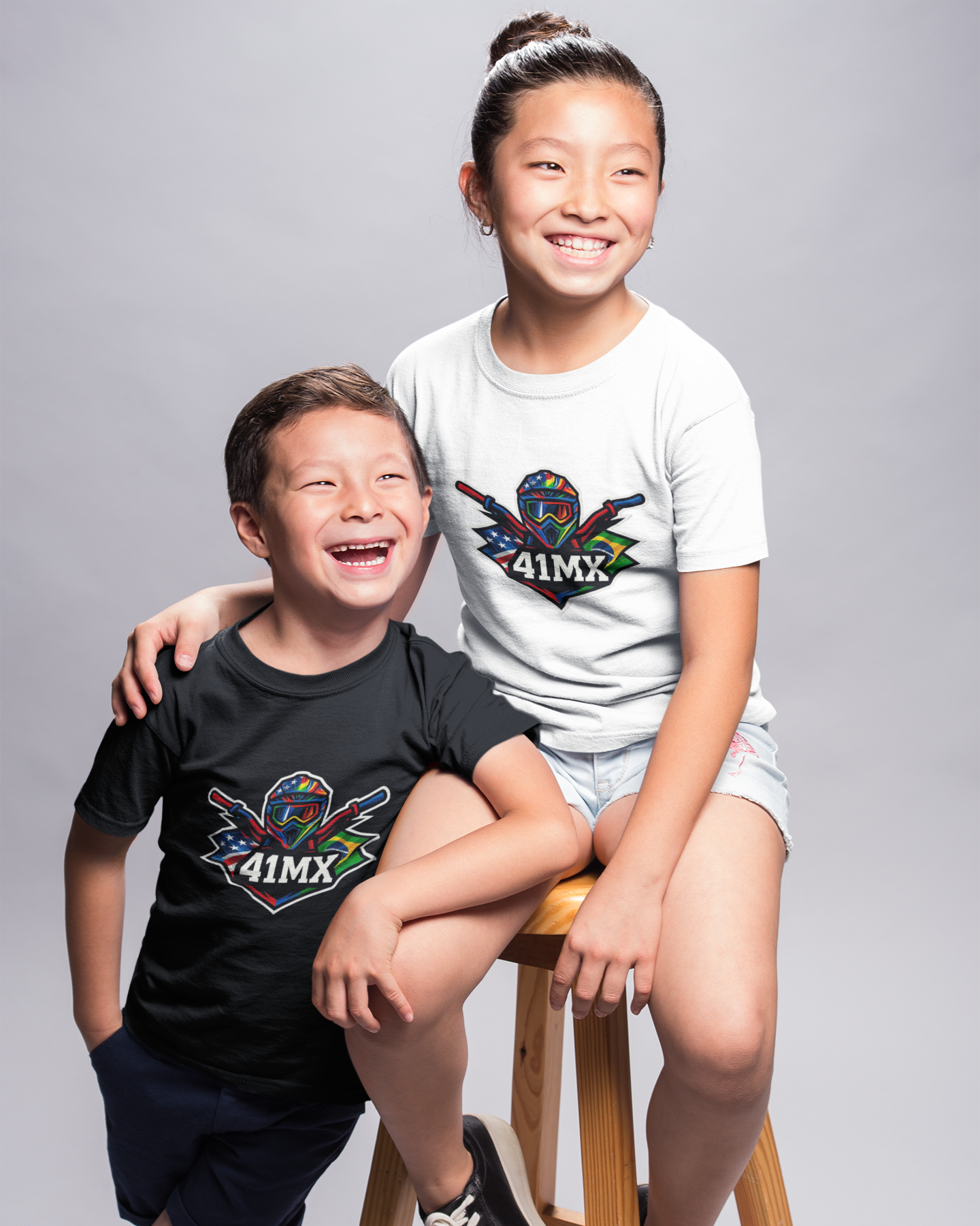 Camiseta Classic Infantil 41MX -Estampada-100% Algodão – Casual e Esportiva, Várias Cores - 00090