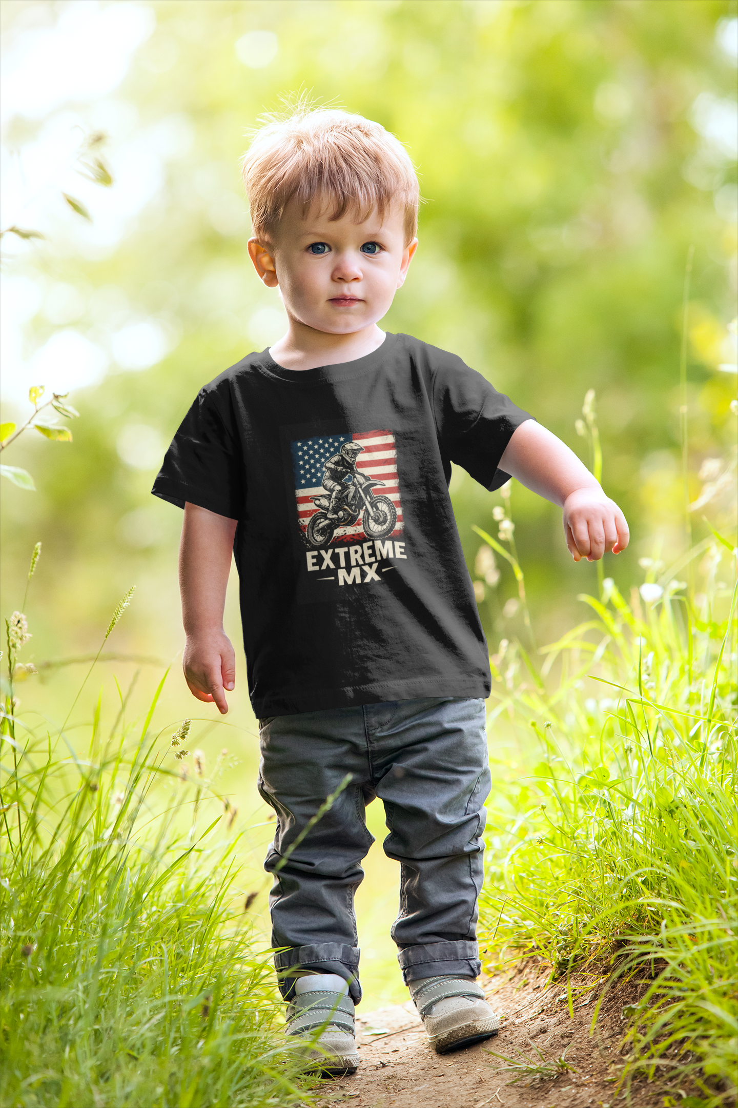 CAMISETA INFATIL QUALITY (10 A 14) EXTREMEMX ESTAMPADA