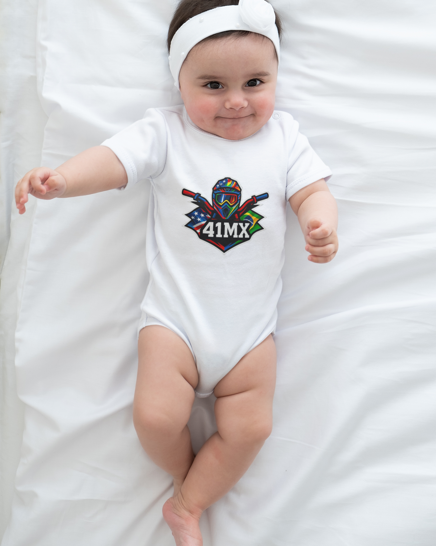 BODY INFANTIL 41MX 100% Algodão – Casual e Esportiva, Várias Cores, UNISSEX 00080