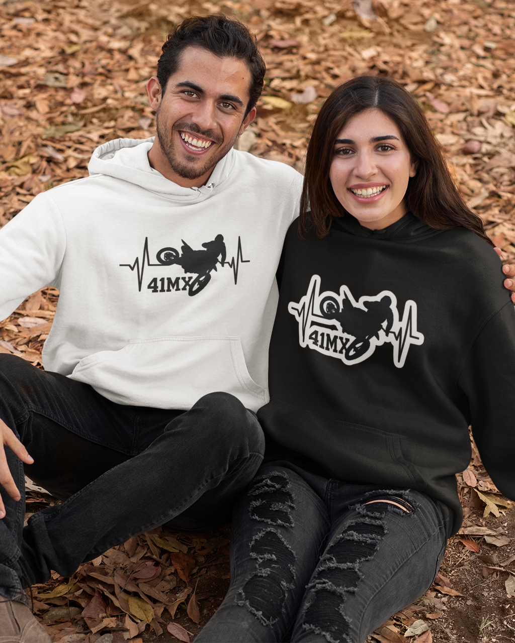 Moleton Canguru 41MX Flanelado Unissex– Várias Cores, Estilo Motocross, Casual e Esportivo - 00151