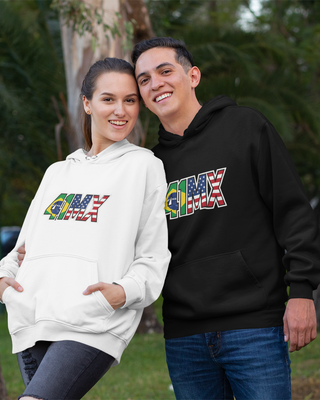 Moleton Canguru 41MX Flanelado Unissex– Várias Cores, Estilo Motocross, Casual e Esportivo - 00152
