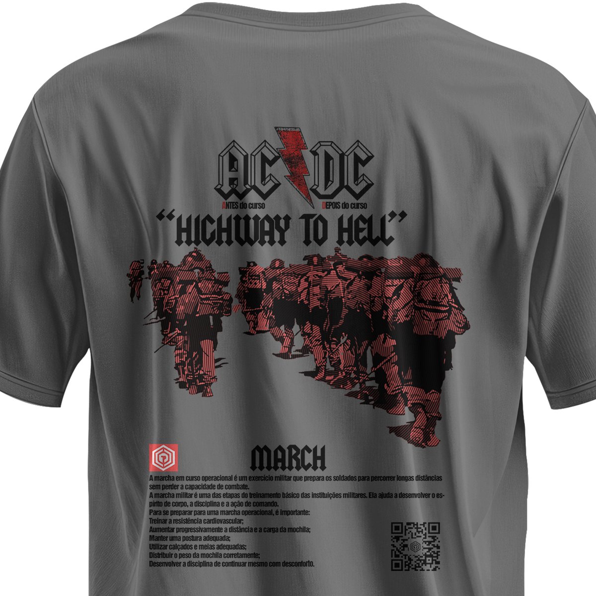 Nome do produto: Caminho para o Inferno - Camiseta estonada.