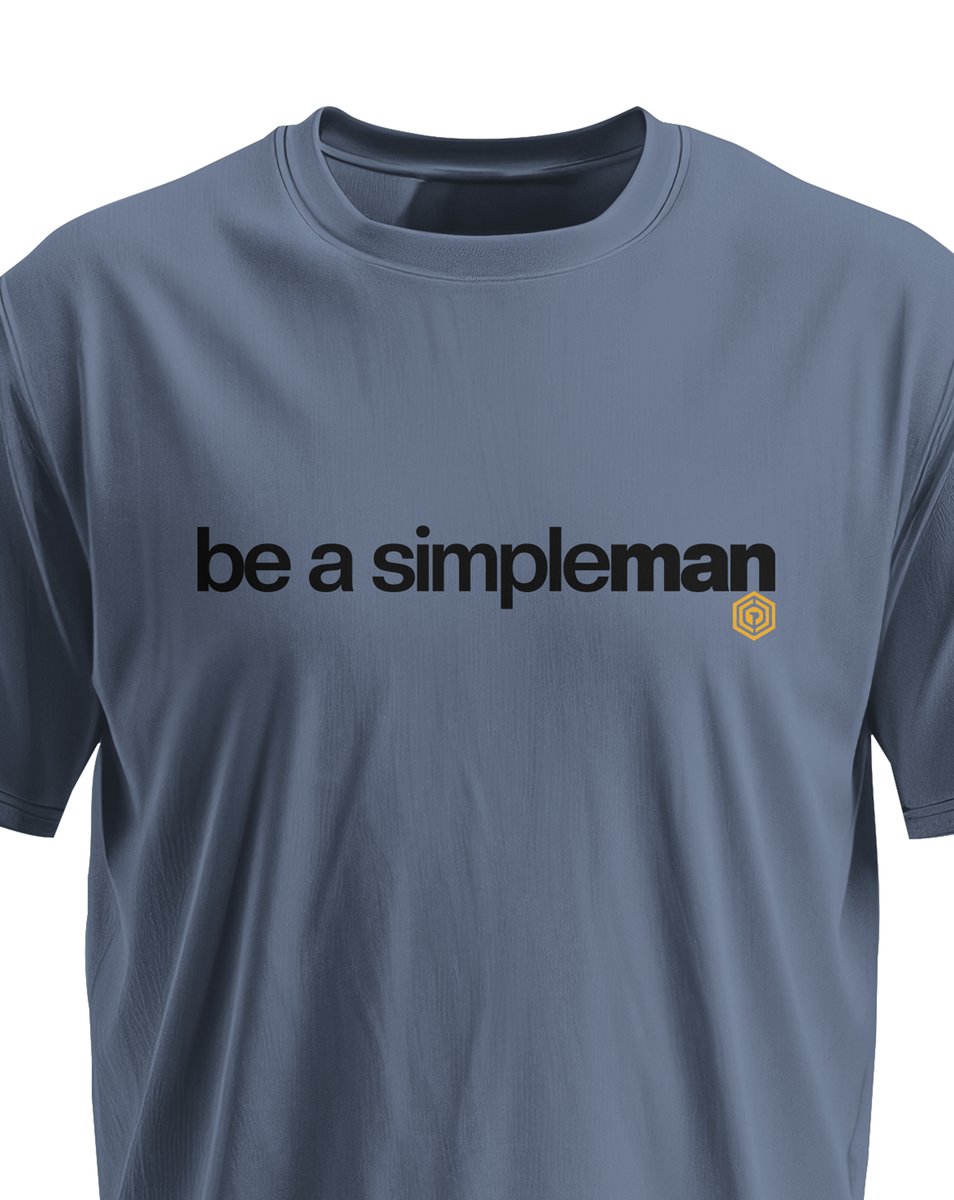 Nome do produto: Seja um homem simples- tecido estonado