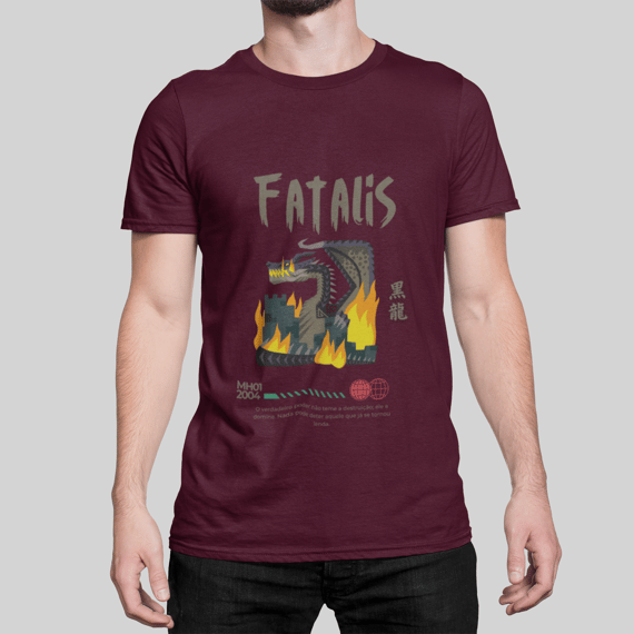 Camiseta Fatalis - Monster Hunter