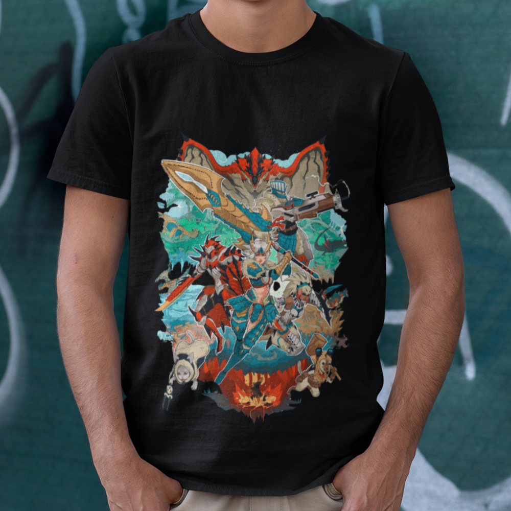 Nome do produto: Camiseta - A Caçada Começa - Monster Hunter