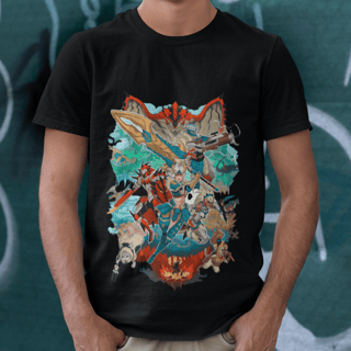 Nome do produto Camiseta - A Caçada Começa - Monster Hunter