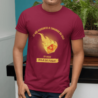 Bola de Fogo - Camiseta do Feiticeiro Impulsivo