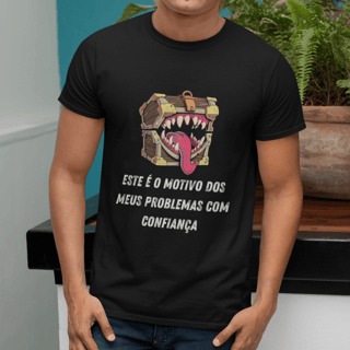 Problemas com Confiança - Camiseta do Baú Mímico