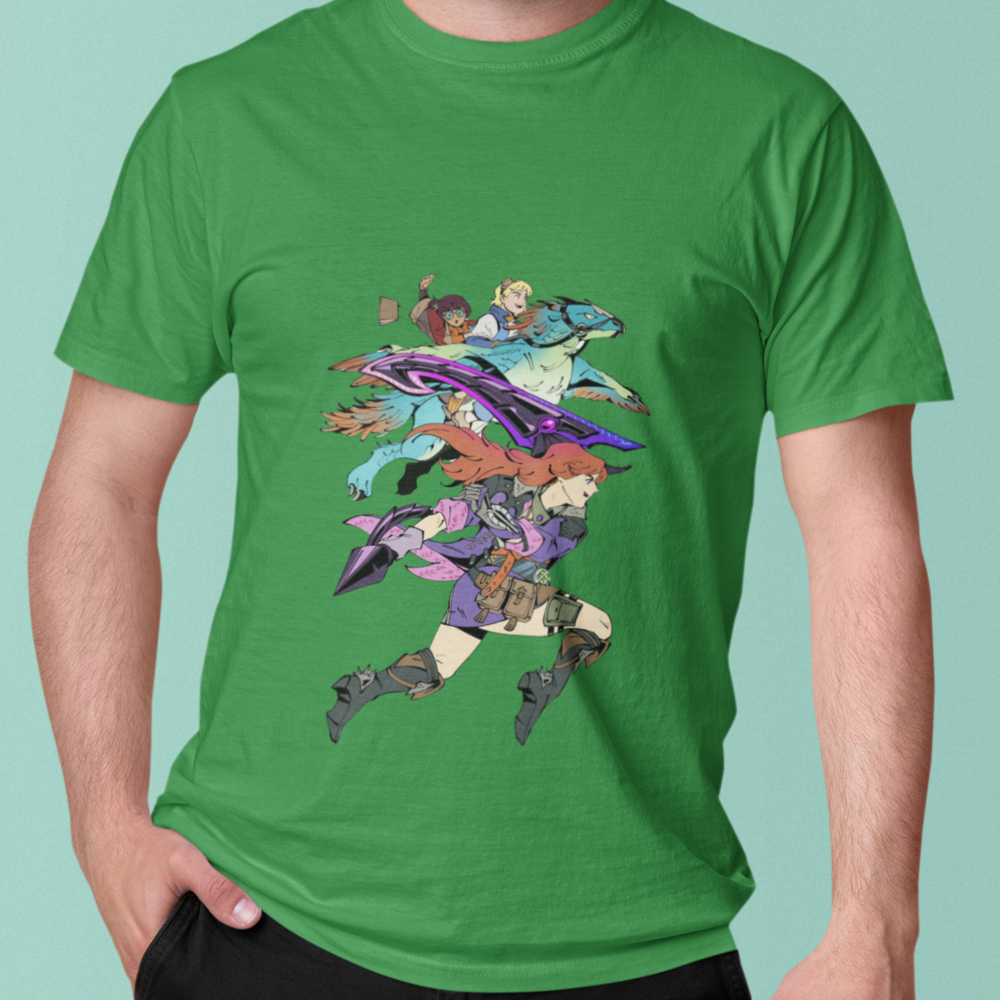Nome do produto: Camiseta - Time Mistério na Caçada - Monster Hunter Edition