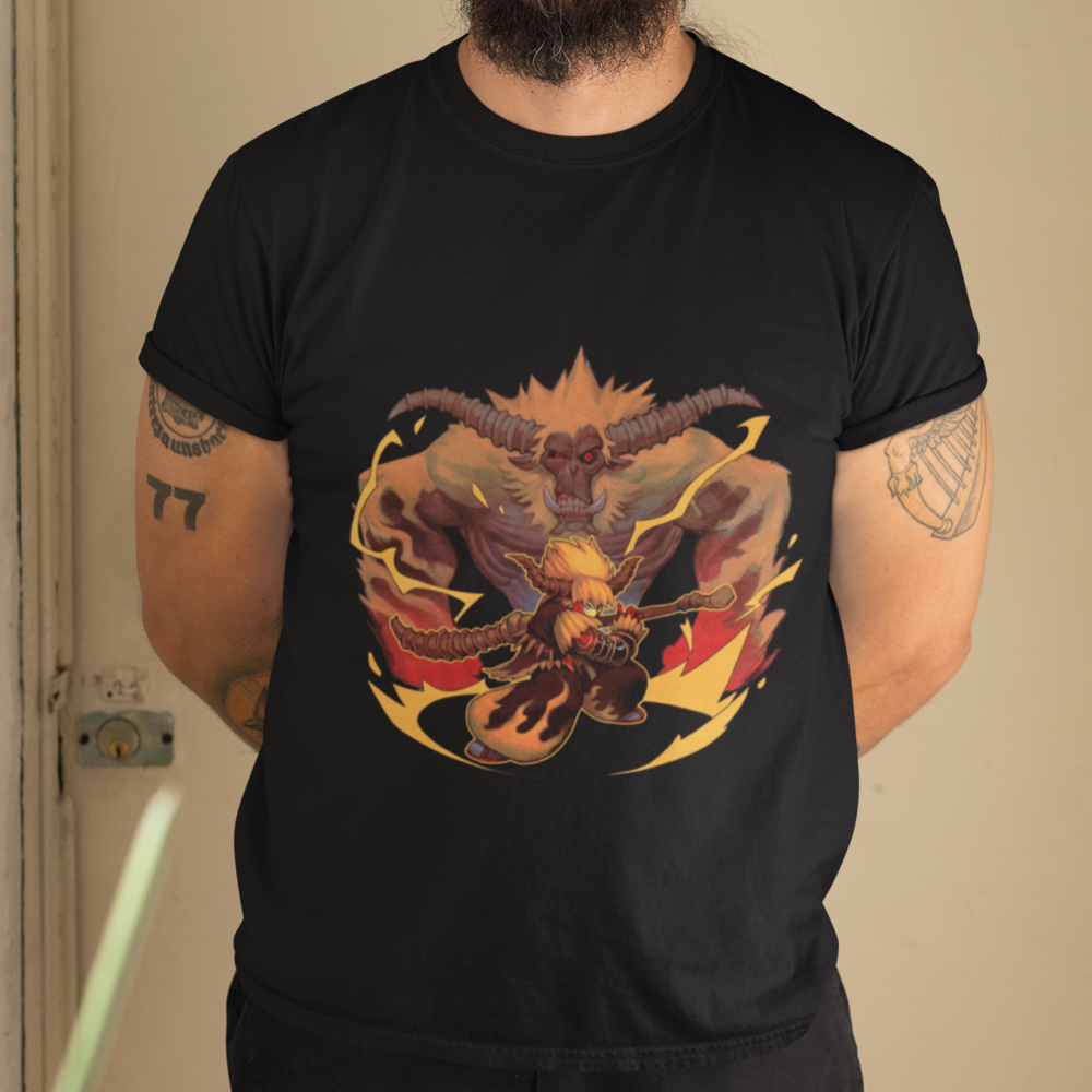 Nome do produto: Camiseta - Rajang + Caçador Monster Hunter