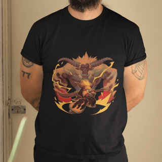 Nome do produto Camiseta - Rajang + Caçador Monster Hunter