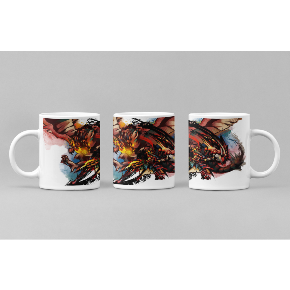 Nome do produto: Caneca - Rathalos + Caçador