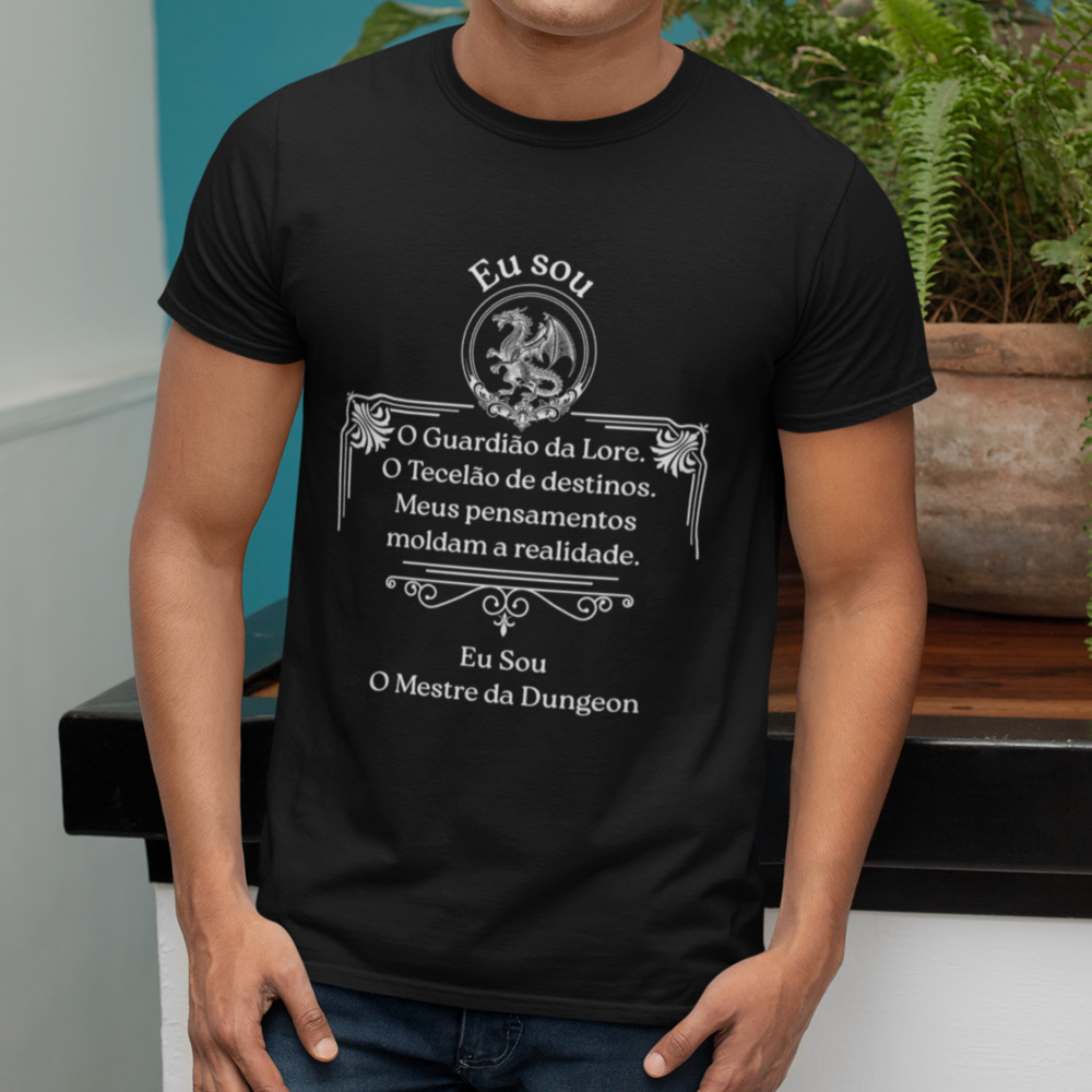 Nome do produto: Camiseta - Eu Sou o Mestre da Dungeon