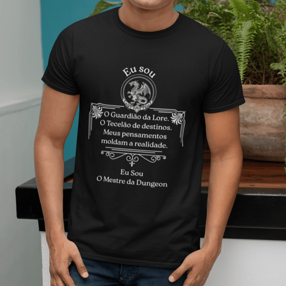 Camiseta - Eu Sou o Mestre da Dungeon