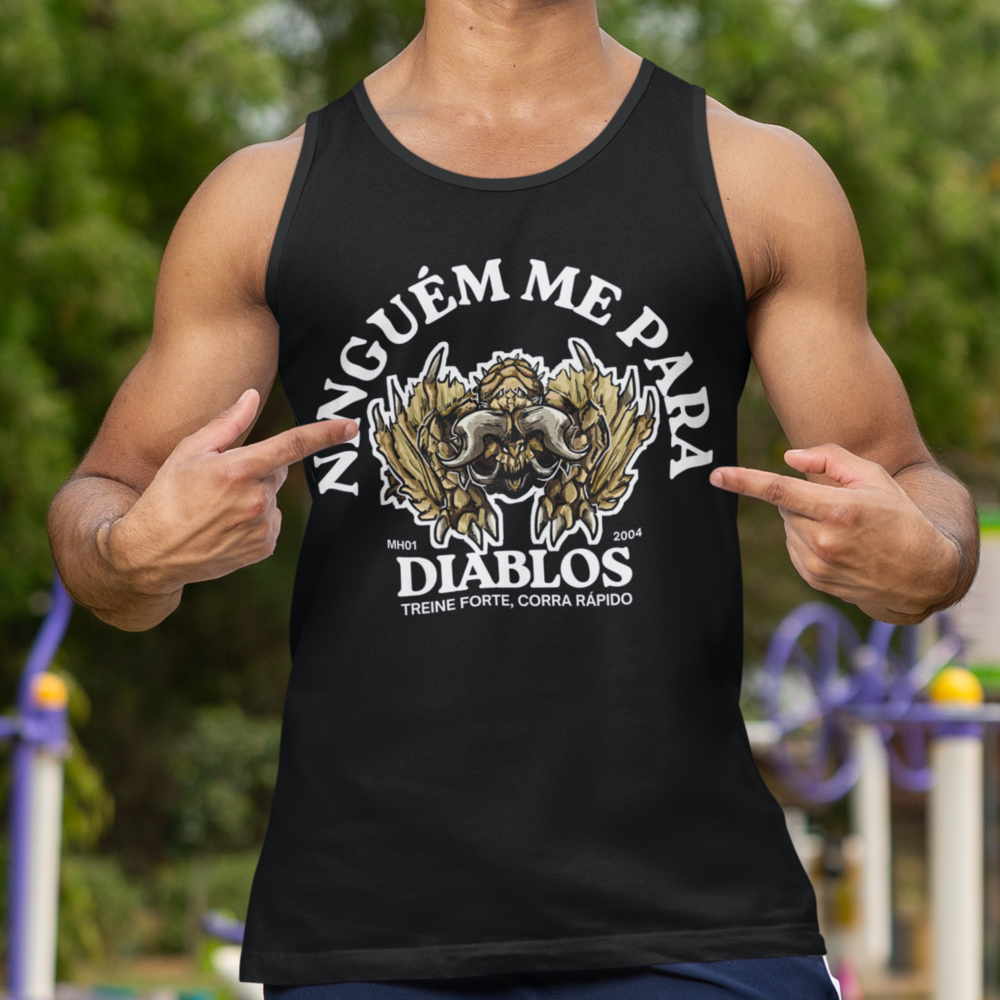Nome do produto: Regata Diablos Gym - Ninguém me para