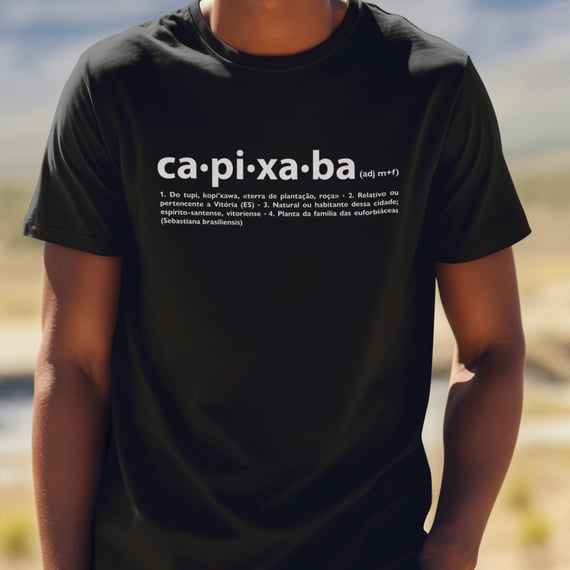 Camiseta Capixaba - Orgulho em Cada Letra