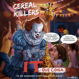 Nome do produto Camiseta Cereal Killers – IT Que Coisa!