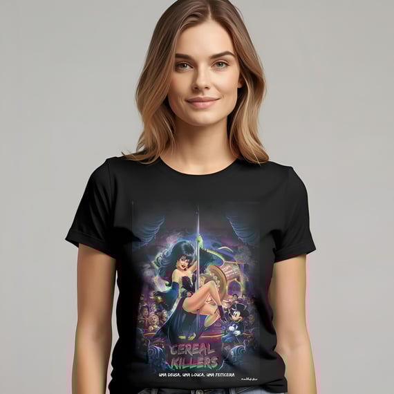 Camiseta Cereal Killers - Elvira, a Rainha do Pole