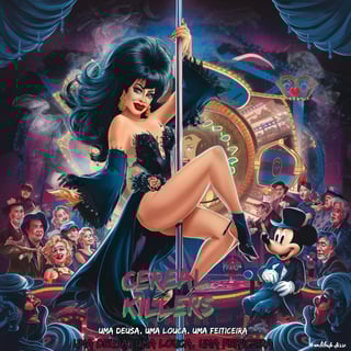 Nome do produto Camiseta Cereal Killers - Elvira, a Rainha do Pole