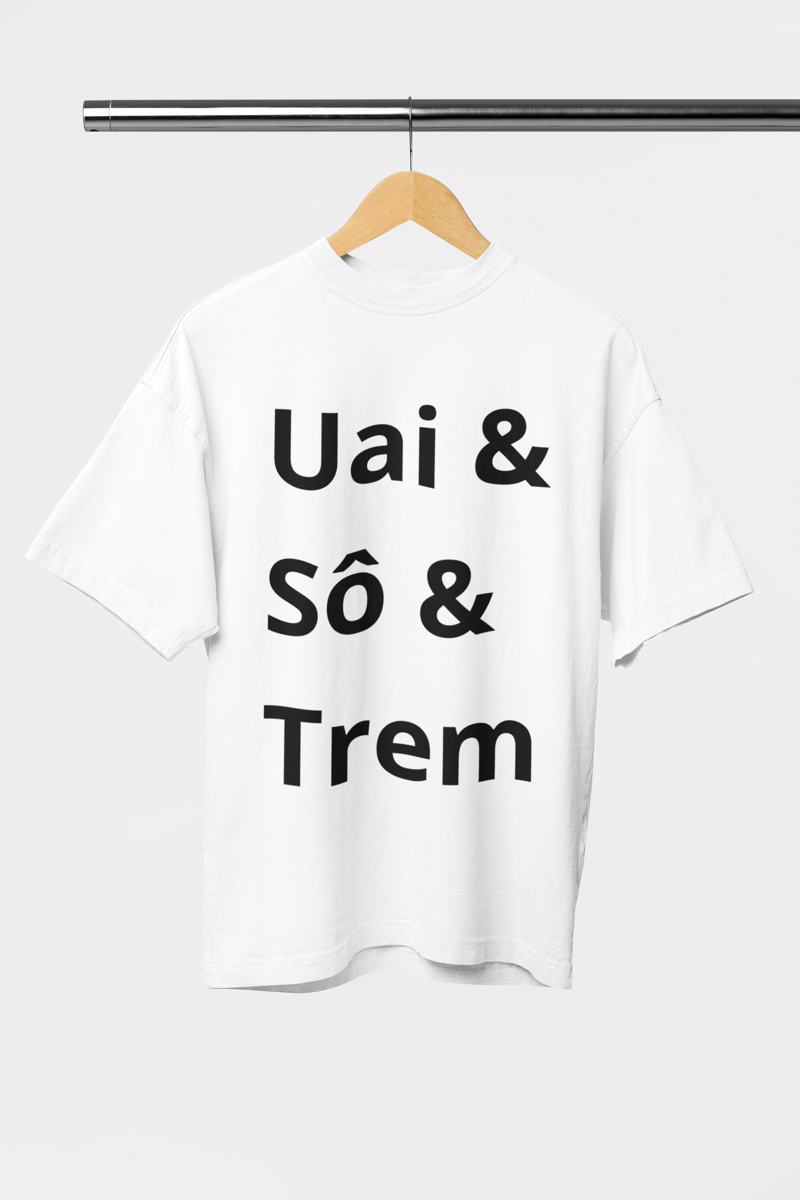 Nome do produto: Camisa Masculina Oversized Uai