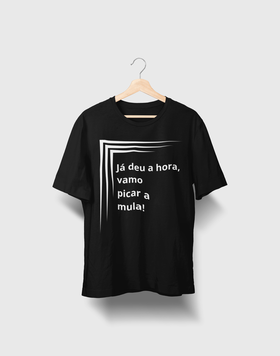 Nome do produto: Camiseta Masculina Quality Picar a Mula
