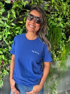 Nome do produto Camiseta Prime - Dog Mom Letra Branca