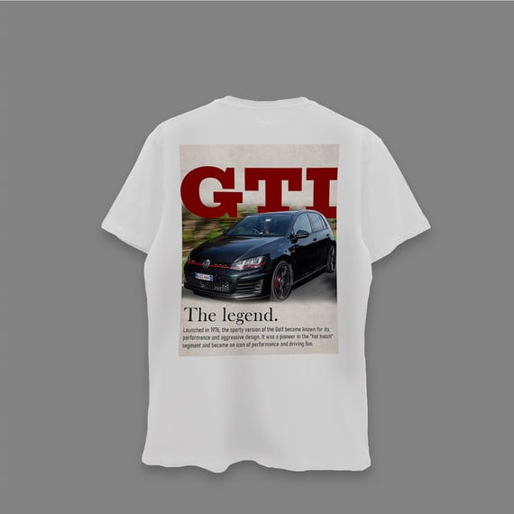 Camiseta Oversized Golf Gti Preto