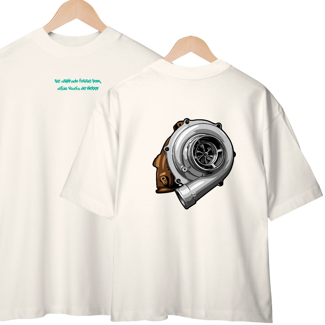Camiseta Oversized - Se aspirado fosse bom