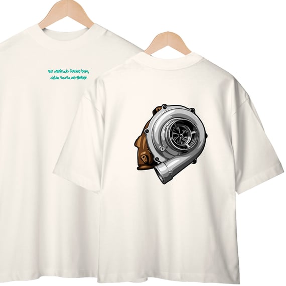 Camiseta Oversized - Se aspirado fosse bom