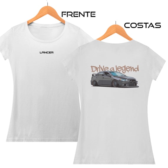 Camiseta Automotiva Feminina - Lancer 