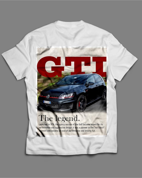 Camiseta Golf GTI Preto - The legend