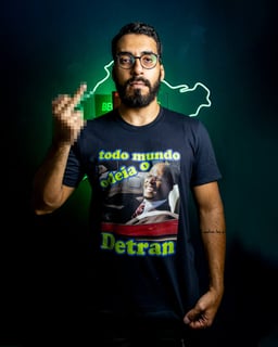Nome do produtoCamiseta Gearhead - Eu Odeio o Detran - Julius
