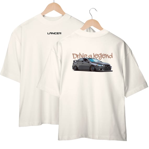 Camiseta Oversized - Mitsubish Lancer 
