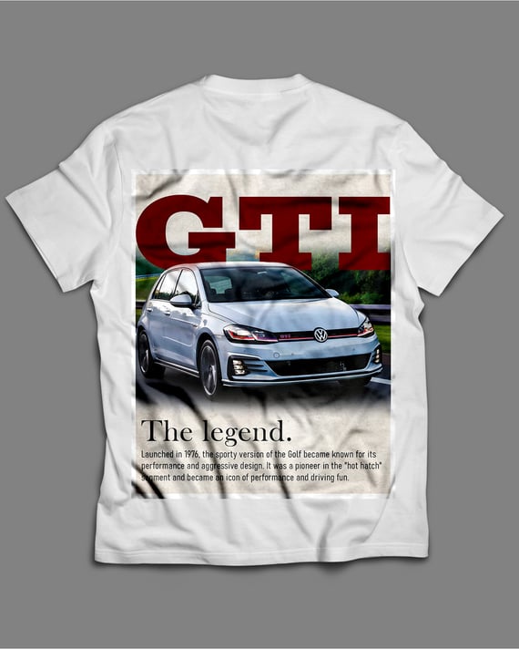 Camiseta Golf GTI Branco - The legend
