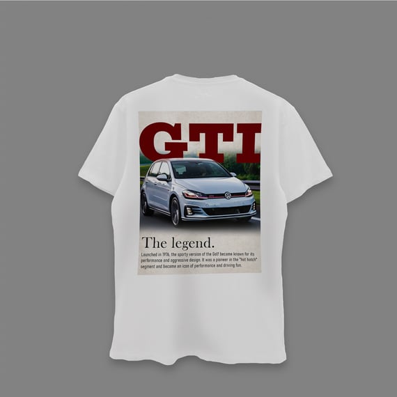 Camiseta Oversized Golf Gti Branco